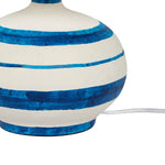 TOV Furniture Positano Striped Papier Mache Table Lamp