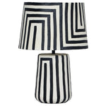 TOV Furniture Minori Striped Papier Mache Table Lamp