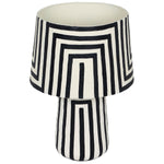 TOV Furniture Minori Striped Papier Mache Table Lamp