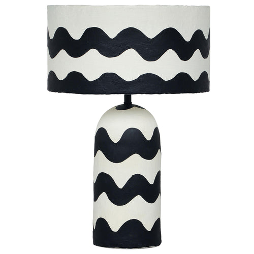 TOV Furniture Tropea Waves Papier Mache Table Lamp