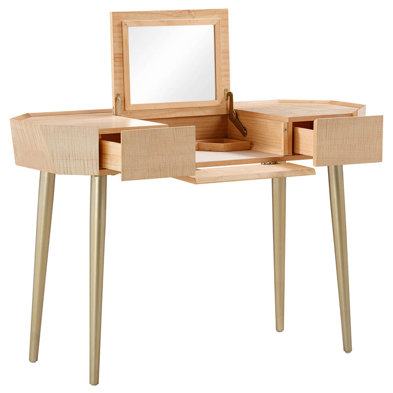 TOV Furniture Sadie Maple Vanity Desk