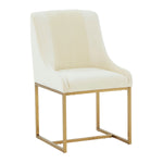 TOV Furniture Lisa Pleated Velvet Dining Chair