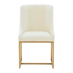 TOV Furniture Lisa Pleated Velvet Dining Chair