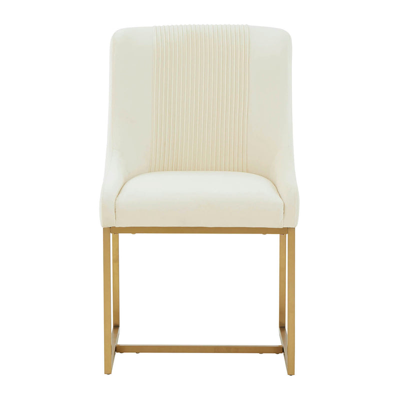 TOV Furniture Lisa Pleated Velvet Dining Chair