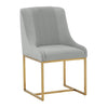 TOV Furniture Lisa Pleated Velvet Dining Chair