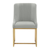 TOV Furniture Lisa Pleated Velvet Dining Chair