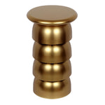 TOV Furniture Sasha Gold Side Table