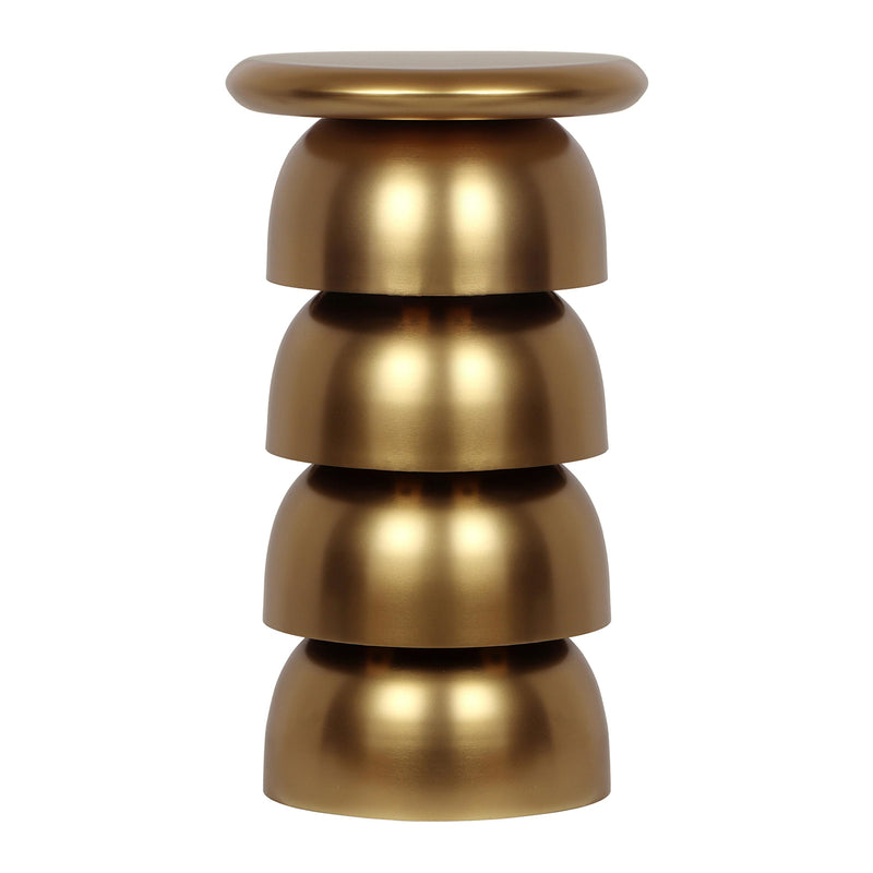 TOV Furniture Sasha Gold Side Table