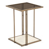 TOV Furniture Emma Ash & Glass Side Table