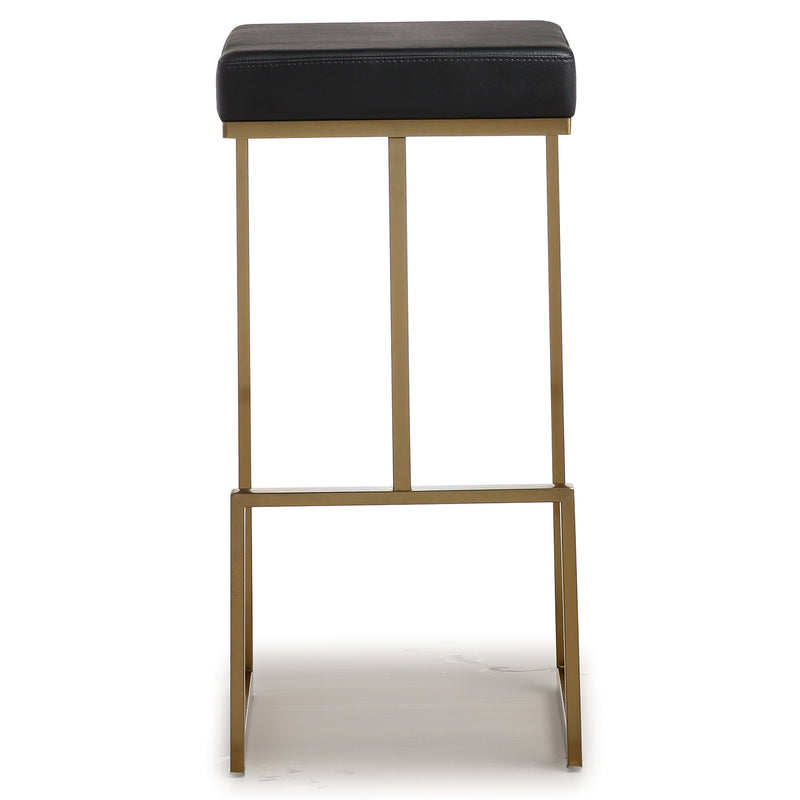 TOV Furniture Ferrara Stainless Steel Barstool