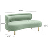 TOV Furniture Tischa Velvet Sofa