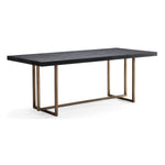 TOV Furniture Mason Black Dining Table