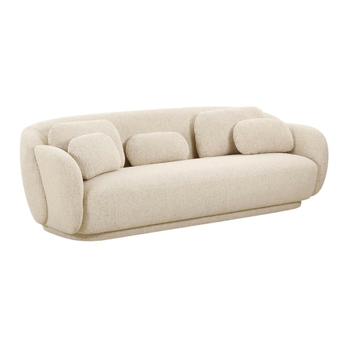 TOV Furniture Misty Cream Boucle Sofa