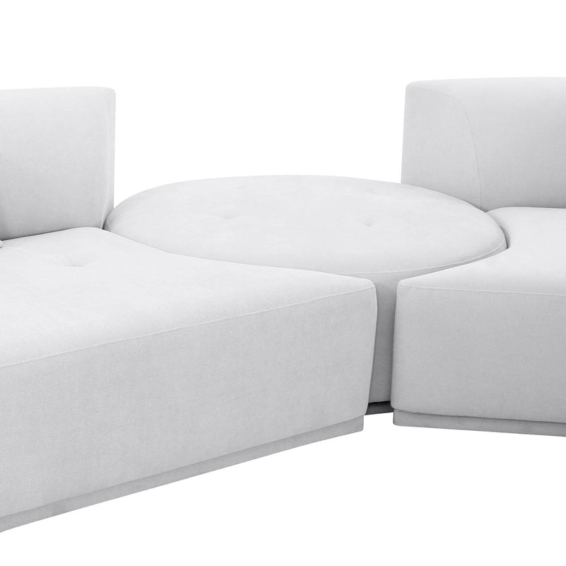 TOV Furniture Fickle 5 Piece Modular Chaise Sectional Sofa