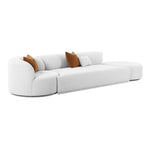 TOV Furniture Fickle 3 Piece Chaise Modular Sofa