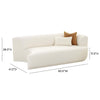 TOV Furniture Fickle Modular RAF Loveseat