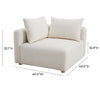 TOV Furniture Hangover Boucle Modular Corner Chair