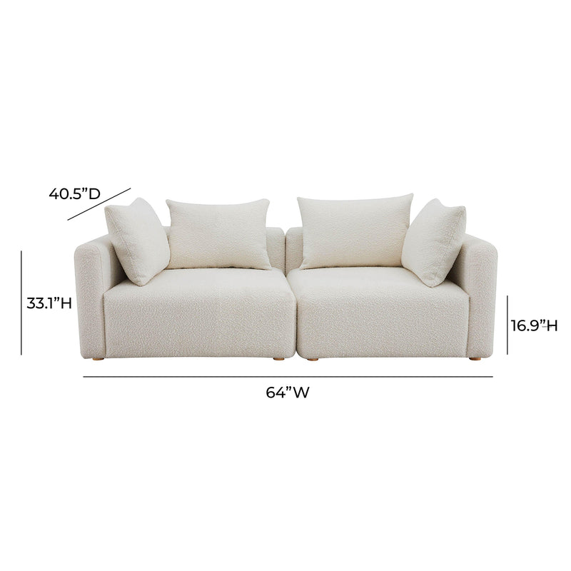 TOV Furniture Hangover Boucle Loveseat