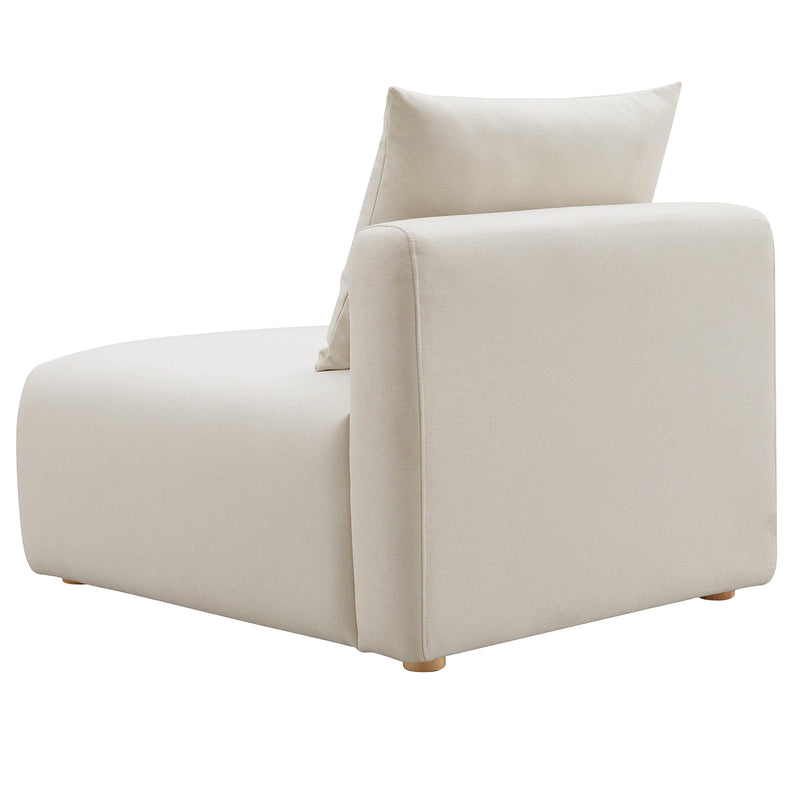 TOV Furniture Hangover Linen Modular Armless Chair