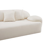 TOV Furniture Allegra Cream Velvet Sofa