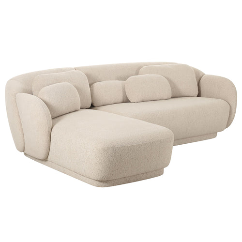 TOV Furniture Misty Boucle Sectional Sofa