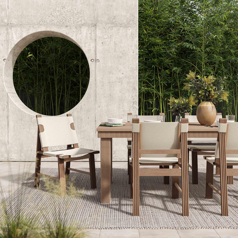 TOV Furniture Cassie Outdoor Rectangular Dining Table