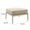 TOV Furniture Kapri Outdoor Ottoman