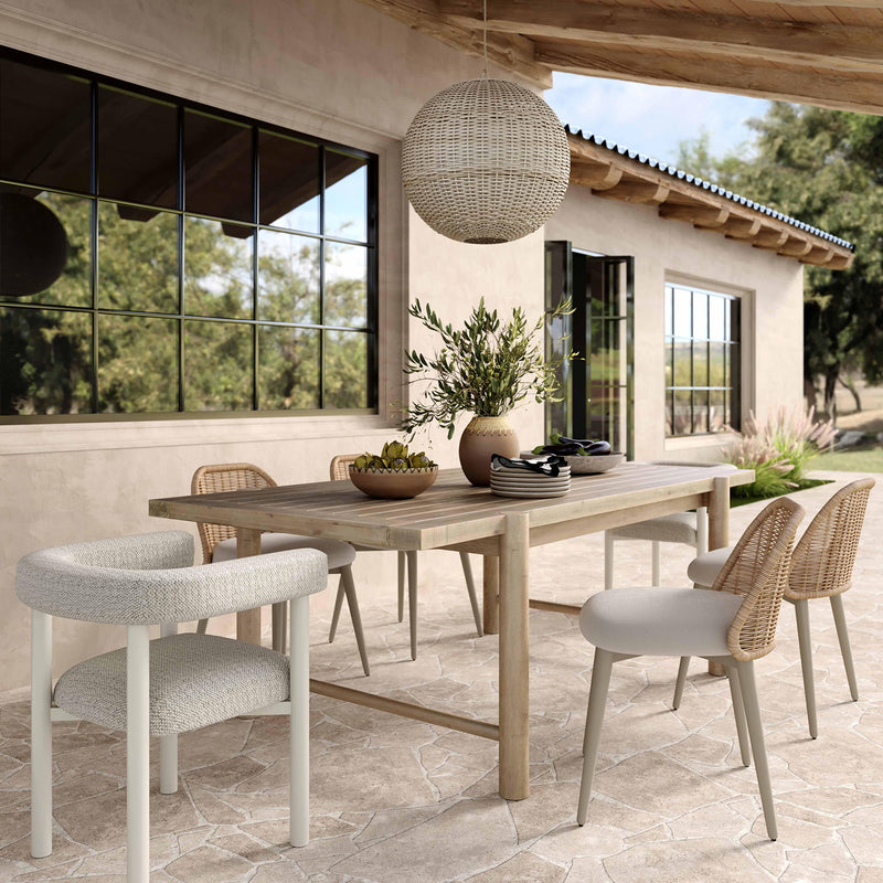 TOV Furniture Jackie Outdoor Textured Dining Chair