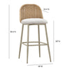 TOV Furniture Alexa Outdoor Bar Stool