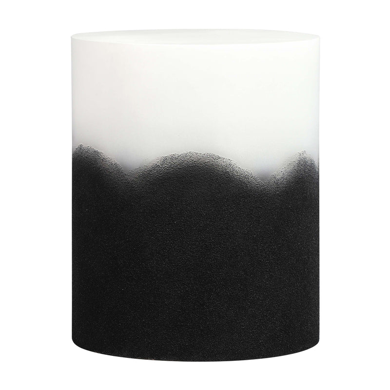 TOV Furniture Matra Black & White Side Table