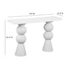 TOV Furniture Lupita White Console Table