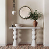 TOV Furniture Lupita White Console Table