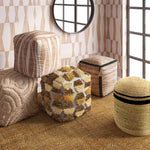 TOV Furniture Miranda Knitted Pouf