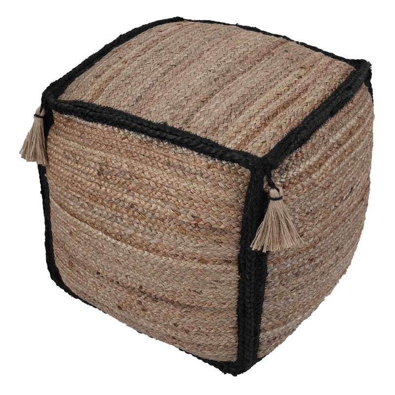 TOV Furniture Briana Braided Pouf