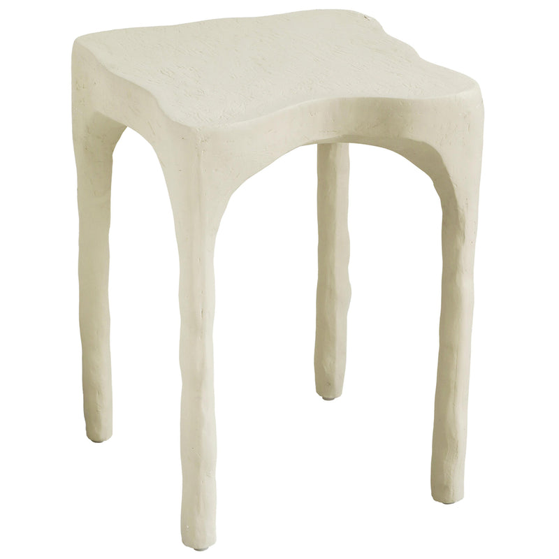 TOV Furniture Skully Cream Textured Indoor/Outdoor Side Table