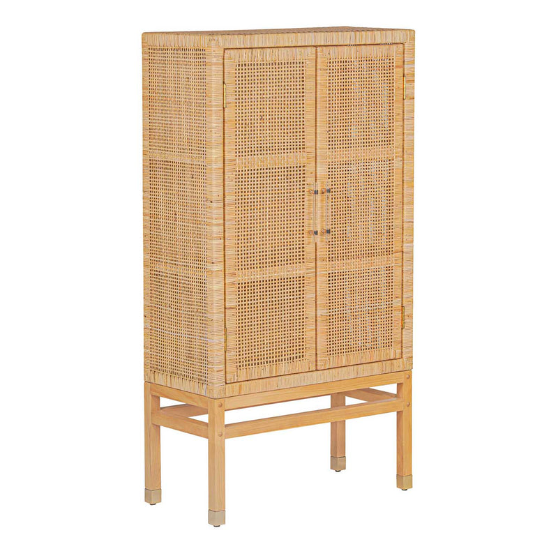 TOV Amara Woven Rattan Cabinet