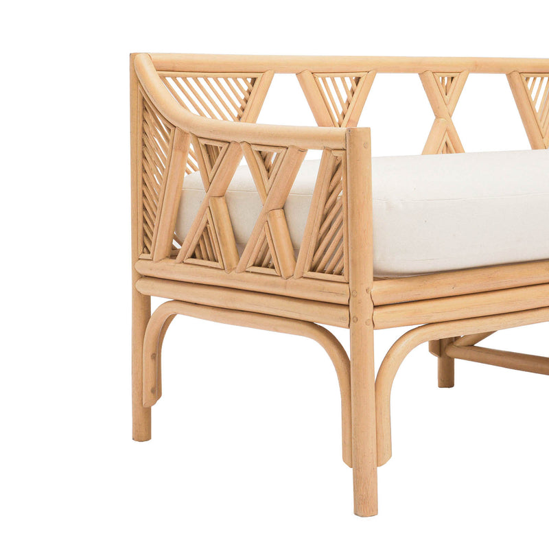 TOV Jayla Rattan Bench