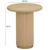 TOV Furniture Chelsea Ash Wood Entry Table