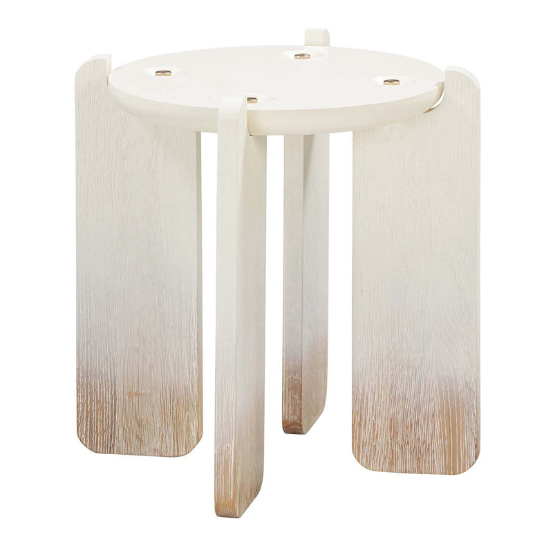 TOV Furniture Gloria Cream Oak Side Table