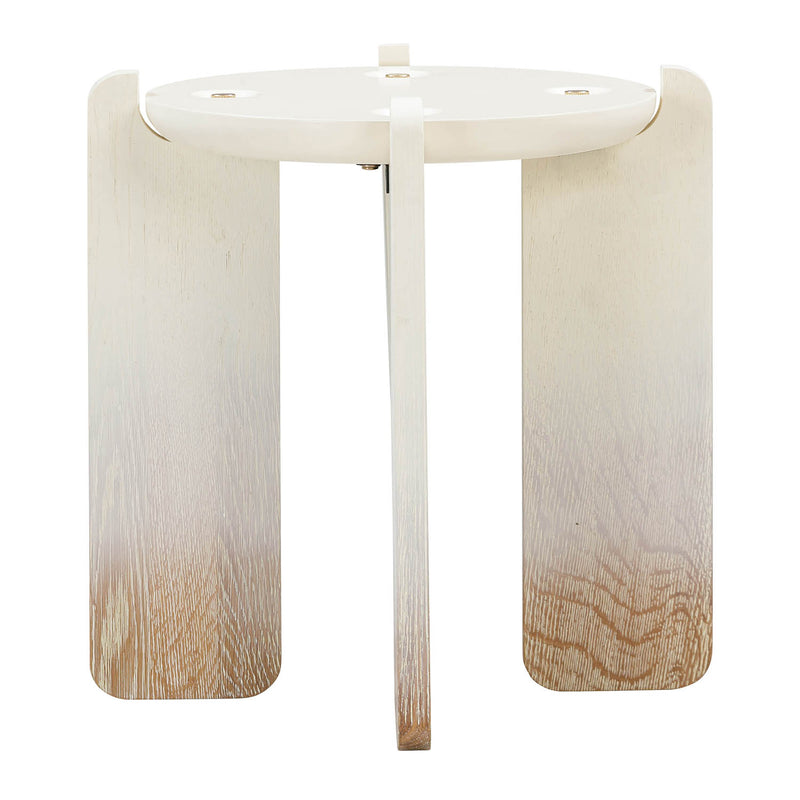 TOV Furniture Gloria Cream Oak Side Table