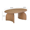 TOV Furniture Sofia Wooden Coffee Table