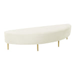 TOV Furniture Bianca Velvet Full Bench