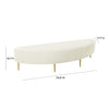 TOV Furniture Bianca Velvet Full Bench