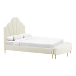 TOV Furniture Bianca Velvet Full Bench