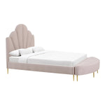 TOV Furniture Bianca Velvet Full Bench