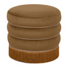 TOV Furniture Lakka Velvet Ottoman