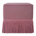 TOV Furniture Fenn Velvet Ottoman