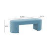 TOV Furniture Elena Velvet Bench