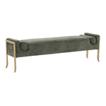 TOV Furniture Ines Textured Velvet Bench