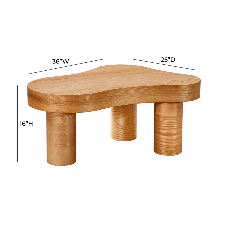 TOV Furniture Dora Oak Coffee Table